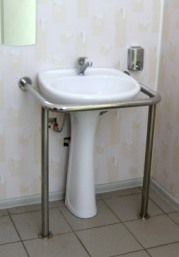 Поручень опорный для раковины арт. ИА3787