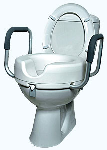 Насадка на унитаз с поручнями арт. 12360