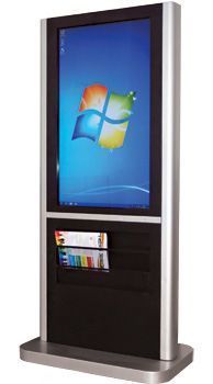 Информационный терминал 42 дюйма с ПО для инвалидов и индукционной системой