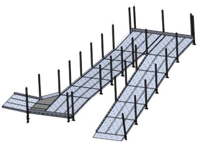 Стационарный пандус КОМБИ арт. ИА25030