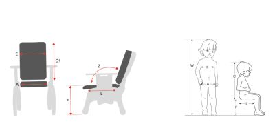 Реабилитационное кресло Kidoo. Размер 5 арт. 26423МО