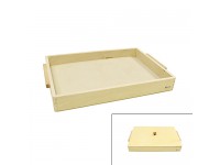 Поднос с крышкой для письма на песке (1кг песка в комплекте) арт. МП18817