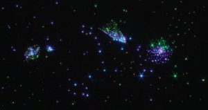 Фиброоптический ковер «Млечный путь», настенный арт. RM14186