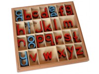 Английский подвижный деревянный алфавит в коробке - печатные буквы. 5/10 арт. МП13185