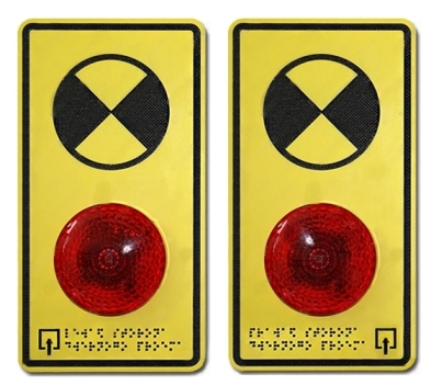 Световые маяки для обозначения габаритов входной двери или проема, пара арт.ИА12171