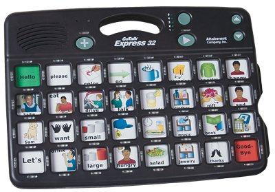 Go Talk Express 32 коммуникатор для людей с ДЦП
