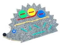 Игра-шнуровка для слабовидящих детей «Ежик» (35х20см) арт. ИА18191