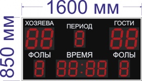 Универсальное спортивное табло № 8 арт. КрС22312