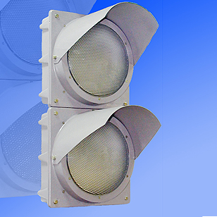 Светофор индустриальный двухсекционный вертикальный 200 мм красный, зеленый арт. СцП23371