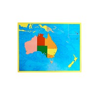 Карта Австралии (пазлы) арт. МП19070