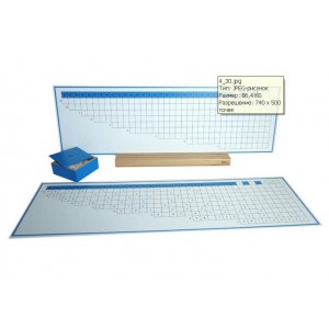 Рабочие и контрольные карты для деления с подставкой арт. МП13223