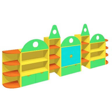 Сборная модель «Городок» арт. MKr24123