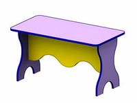 Стол фигурный