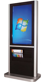 Компьютер напольный с сенсорным экраном VP420MТ (информационный терминал) арт. ИА4412