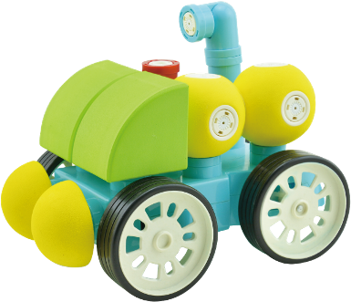 Роботизированный мягкий магнитный конструктор МАККИ ДРАЙВ