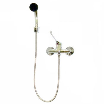 Смеситель настенный локтевой с душевой лейкой арт. ИА25066