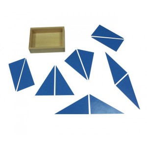 Голубые конструктивные треугольники арт. МП13140