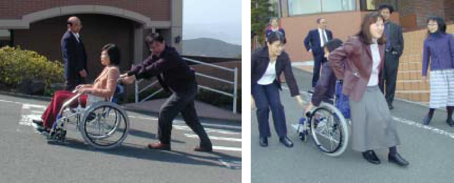 Инвалид в коляске