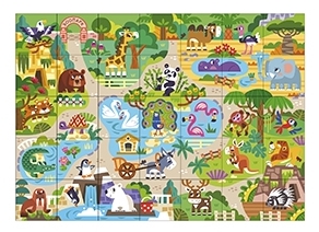 ЛогоРобот Пчелка: Коврик «Зоопарк» арт. RN24766