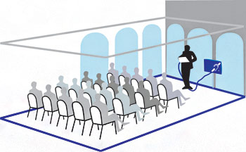 Система информационная для слабослышащих стационарная Исток С5 ( зона охвата от 350 до 600 м2) арт. 