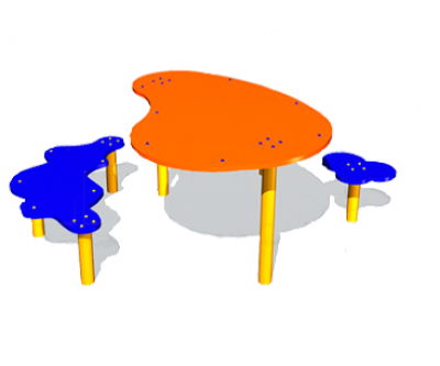 Детский столик Тучки арт. AQ17262