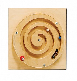 Тактильно-развивающая панель тип 3 (Лабиринт в виде колеса) арт. ИА22972