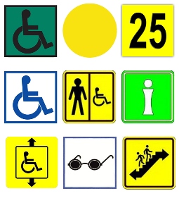 Информационный знак 100х100 мм, плоский, пластик арт. ИА12137