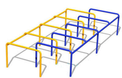 Лабиринт спортивный 5 стоек арт. AQ17264