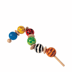 Цветные шарики - животные для нанизывания арт. МП13321