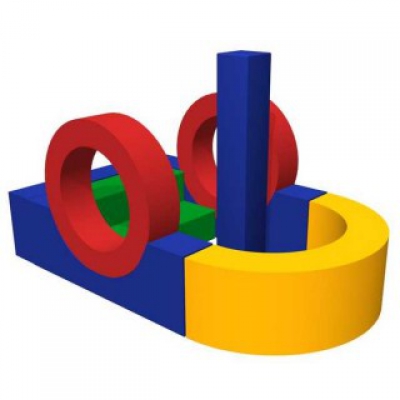 Мягкий модульный набор Пароход арт. AQ10408