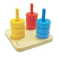 Цветные кольца на трех колышках арт. МП13281