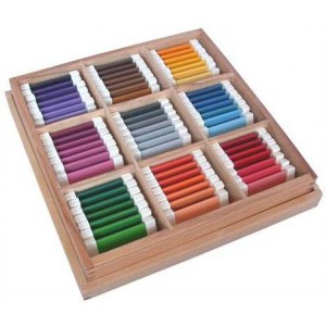 Цветные таблички - ящик №3(63 таблички) арт. МП13129