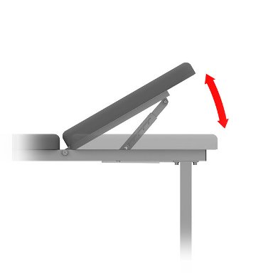 Кушетка смотровая 2-х секционная, высота 52 см арт. КХ24814