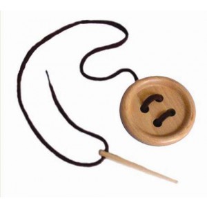 Большая пуговица со шнурком арт. МП13114