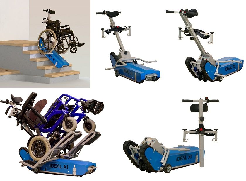 Мобильный гусеничный подъемник для людей с ограниченными возможностями IDEAL X1