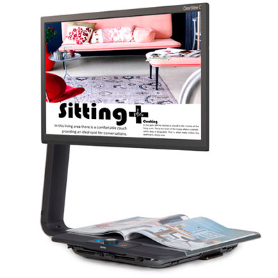 Стационарный электронный видеоувеличитель Optelec ClearView C (HD) (монитор 24 дюйма) арт. ИА15129