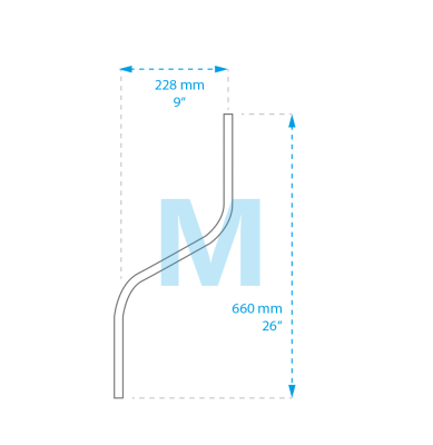 Крепление на кресло-коляску 3D Curved M арт. ИА27098