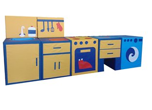 Мягкий игровой комплект «Кухня» арт. АСп19896