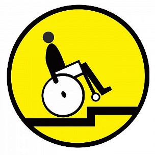 Наклейка «Осторожно. Выступ бортового камня» арт. ИА4475