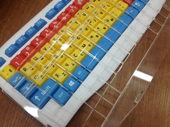 Клавиатура адаптированная беспроводная с большими кнопками и накладкой арт. ИА24640