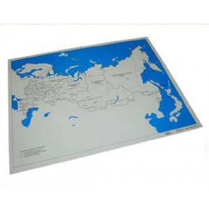 Контурная карта субъектов Российской Федерации арт. МП13263