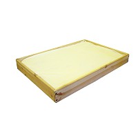 Низкая кровать (массив 64 х 94 см Н-10 см,матрас кокос Н-70мм) арт. МП19221