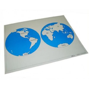 Контурная карта континентов арт. МП13261