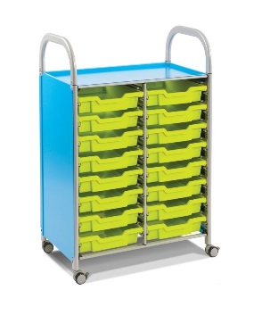 Тележка-стеллаж двойная арт. RN24772