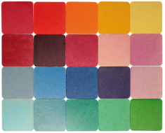 Пластины цветные, 9х9 см арт. RN10089