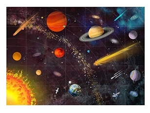 ЛогоРобот Пчелка: Коврик «Космос» арт. RN24767