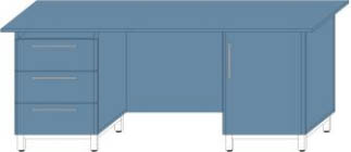 Стол письменный 2 арт. 10643