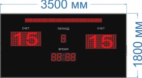 Универсальное спортивное табло №65 арт. КрС22361