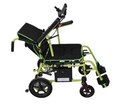 Суперлегкая электроколяска с пультом ДУ для сопровождающих лиц MET Compact 15