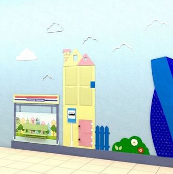 Декоративно-развивающая панель «Остановка» арт. Umn27527